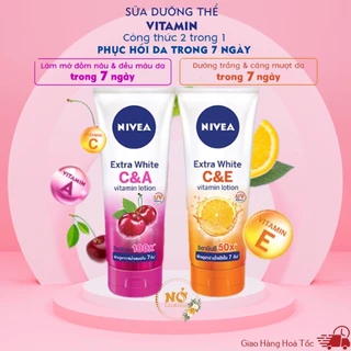 Sữa dưỡng thể dưỡng trắng Nivea C&E Vitamin Lotion 180ml