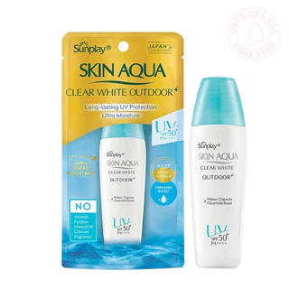 Gel chống nắng vận động Sunplay Skin Aqua Clear White Outdoor SPF50+ PA++++ 30g