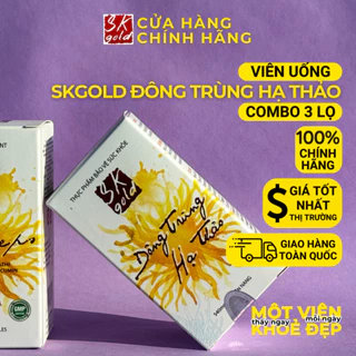 Combo 3 Lọ SK GOLD Đông Trùng Hạ Thảo