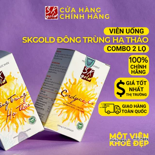 Combo 2 Lọ SK GOLD Đông Trùng Hạ Thảo