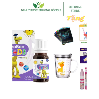 ( nhiều quà tặng) D3 K2 Lineabon bổ sung vitamin d3 cho trẻ sơ sinh,tăng hấp thu calci, giảm còi xương, tăng chiều cao.