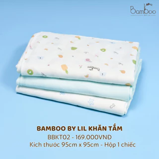 LIL Khăn tắm sợi tre cao cấp cho bé trai bé gái Little love