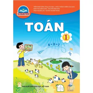 Sách Toán Lớp 1 Chân Trời Sáng Tạo (Kèm Bìa Bao Sách Và Tem Nhãn Tên)