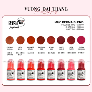 [CHÍNH HẴNG] Mực Perma Blend mini 5ml,Fullsize 15ml