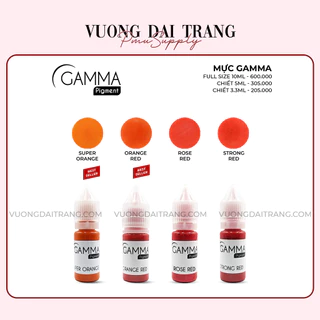 [CHÍNH HÃNG] Mực Gamma mini 3,3ml, Fullsize 10ml