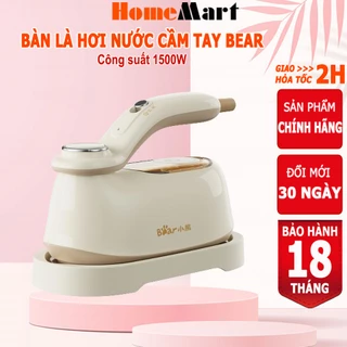 Bàn là hơi nước cầm tay Bear DYD-B15M5, tay cầm xoay 180 độ tiện dụng, HomeMart – Hàng chính hãng