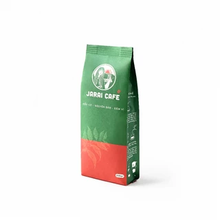 Cà phê rang xay Robusta_Hữu cơ, Nguyên bản, Đậm vị_200g/túi_Thương hiệu Jarai Café