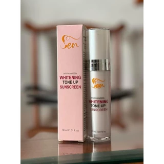 Kem chống nắng Whitening Tone Up Sunscreen Hàn Quốc 50+, căng bóng da 30ml