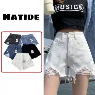 Quần Jeans Short Bò Tôn Dáng NATIDE_STORE - Cạp Cao 5 Màu Cho Nữ Hottrend - Mẫu Mới FG039