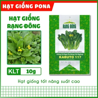 Hạt giống Cải ngọt ăn bông (Cải ngồng) Kabuto 117 (10g) - Hạt giống Rạng Đông