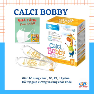 Canxi hữu cơ CALCI BOBBY KID, L Lysine, vitamin D3K2, giúp xương và răng chắc khỏe, hỗ trợ phát triển chiều cao