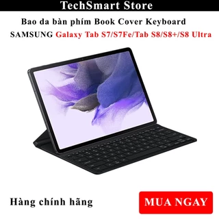 Bao da bàn phím Bookcover Keyboard Samsung Galaxy Tab S7/S7Fe/S8/S8+/S8 Ultra