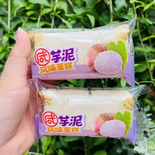 [ THÙNG 1KG ]Bánh Bông Lan Kem Vị KHOAI MÔN Yipin Đài Loan