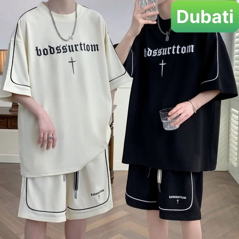 BỘ QUẦN ÁO THỂ THAO NAM UNISEX CHẤT TỔ ONG THÊU CHỮ NỔI THẬP GIÁ SÀNH ĐIỆU MÙA ĐÔNG  - DUBATI FASHION