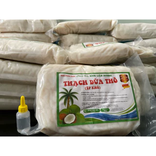 1kg thạch dừa ép thô (nấu đc 70 chai)