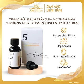 Tinh chất dưỡng trắng numbuzn 5+ ⚡FREESHIP⚡Serum mờ thâm nám, làm đều màu da, chống lão hóa vitamin concentrated serum