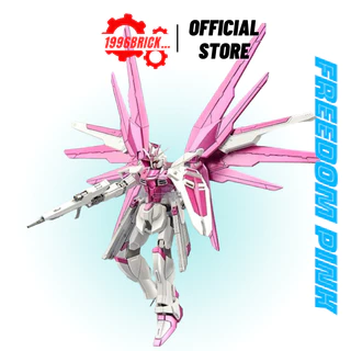 Mô hình lắp ráp Strike Freedom Pink, đồ chơi lắp ráp bootleg Strike Freedom tỉ lệ 1/144 cao khoản 12cm autospeedbrick To