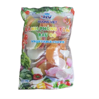 Bánh phồng tôm rau củ Hương Việt gói 180g