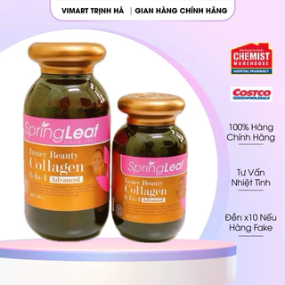 Viên Collagen Spring Leaf 6 in 1, Collagen Springleaf trẻ hóa làn da, trắng da, hỗ trợ mờ thâm nám