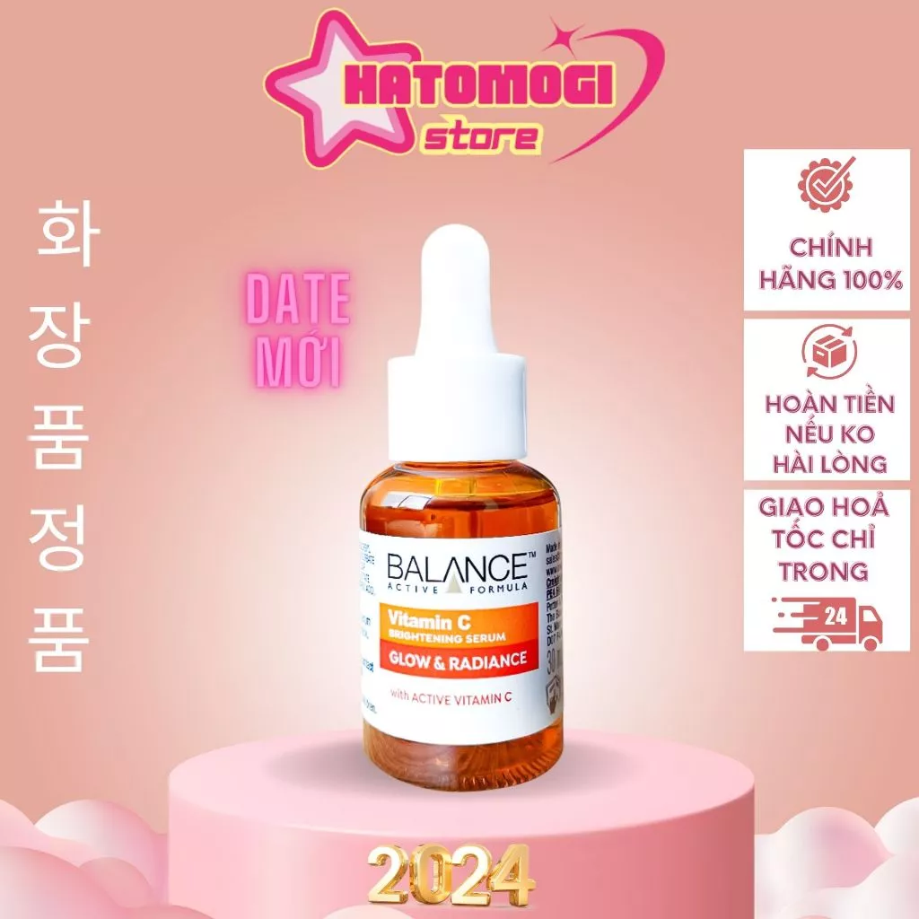 Serum Balance [Hàng Auth] Tinh Chất mờ thâm sau mụn Vitamin C Balance Active Formula 30ml