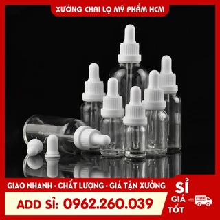 Lọ Chiết Serum Bóp Giọt Khoen Đen To 5ML/10ML/15ML/20ML/30ML/50ML/100ML