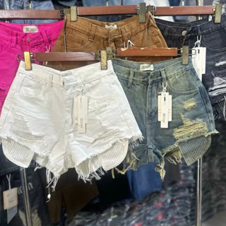 SHORT JEANS TÚI ĐÍNH CƯỜM (ẢNH THẬT Ạ)