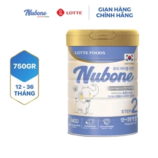 Sữa bột Nubone Lotte Foods Step 2 - 750g (12 - 36 tháng)