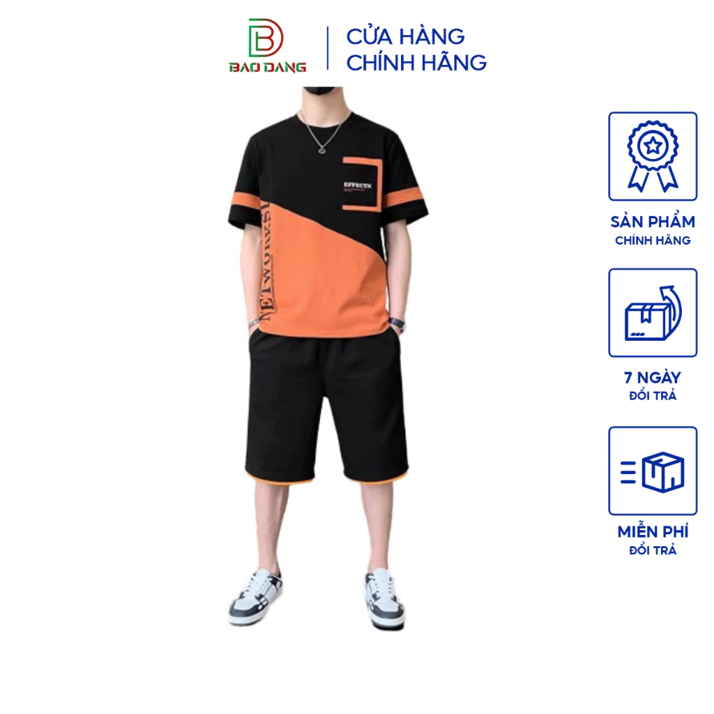 Bộ quần áo thể thao nam nữ vải poly cá sấu thoáng mát thấm hút mồ hôi cao cấp phối áo họa tiết Bảo Đăng