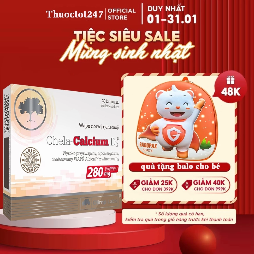 Chela - Calcium D3 - Canxi hữu cơ cho bà bầu và sau sinh - Chính hãng