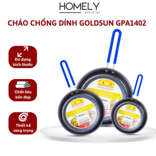 Chảo inox Goldsun chống dính dùng được cho bếp từ - GPA1402 (18-20-24-25-26)