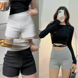 COMBO 3 Quần Biker Short Bigsize.Quần Short Nữ Lưng Cao Ôm Dáng Nâng Mông Chất Vải Gân Co Giãn Đàn Hồi Tốt Mặc Thoải Mái