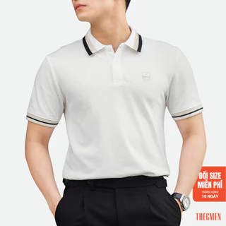 Áo polo cotton phối cổ áo S24 GR POLO SHIRT form dáng basic, thoáng mát - THE GMEN ELEGANT EST 2017