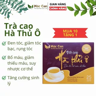 Trà hà thủ ô đỏ túi lọc Mộc Can trà bổ máu giúp đen tóc ngăn ngừa rụng tóc tóc bạc sớm kích thích mọc tóc