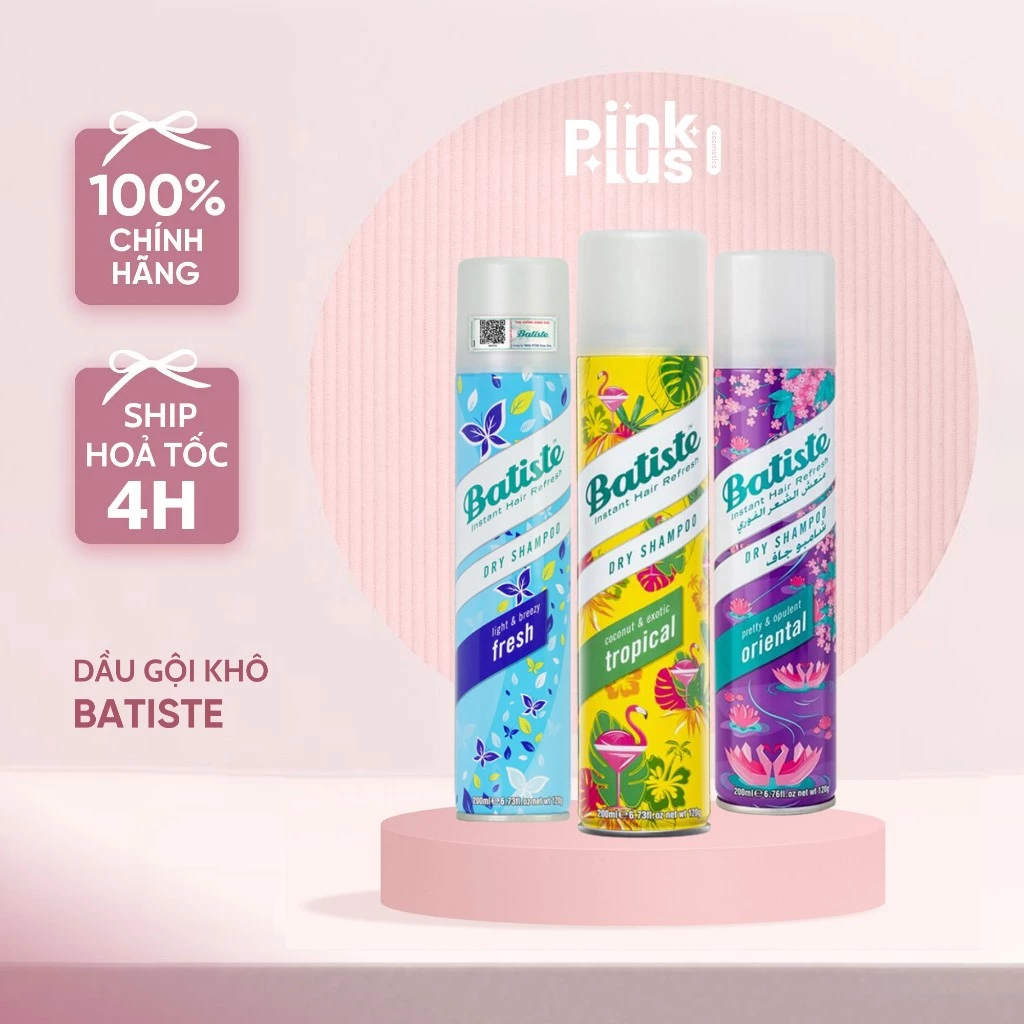 Dầu Gội Khô Batiste Dry Shampoo
