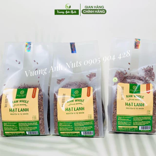 Hạt lanh nâu, hạt lanh hữu cơ gói 500g