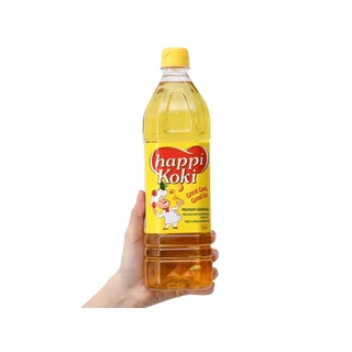 Dầu ăn Happi Koki chai 1L