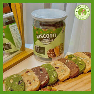 (Hũ 200g) Bánh Biscotti Siêu Ngon Chuẩn Vị Bổ Sung Dinh Dưỡng Không Đường Diễm Mai Store