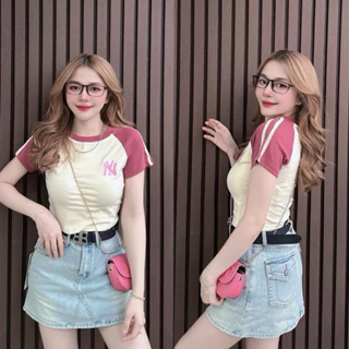 áo croptop chất cotton borip quảng châu xịn