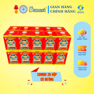 [Combo 20 lọ] Nước Yến sào Khánh Hòa Sanest - Lọ 70ml có đường.