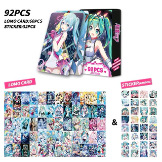 [Lomo Miku 92] Bộ 60 lomo card Hatsune Miku + 32 Sticker anime