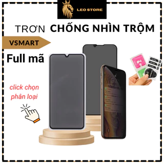 Kính cường lực Chống Nhìn Trộm Vsmart Joy 3 4 2plus Live 4 Star 5 Aris, Aris Pro Active 3 Full màn cao cấp tặng bộ dán