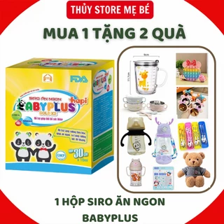 1 Hộp Siro Ăn Ngon Babyplus Hỗ trợ Bé Ăn Ngon, Ngủ Ngon, Hâp Thu Tốt 30 Gói