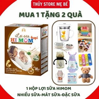 1 Hộp Lợi Sữa Hi Mom Hapi Chính Hãng Hộp 30 Gói Kèm Quà Tặng