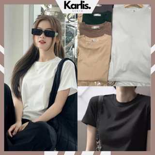 Áo babytee trơn chất cotton lạnh cao cấp  Karlis Store