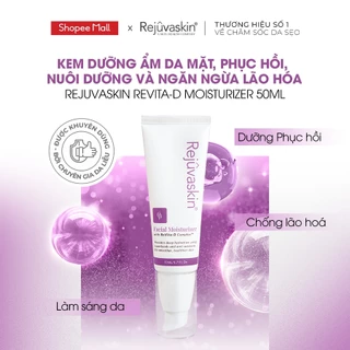 [Date 9/2024]Kem Dưỡng Ẩm Da Mặt, Phục Hồi, Nuôi Dưỡng Và Ngăn Ngừa Lão Hóa Rejuvaskin ReVita-D Moisturizer 50ml