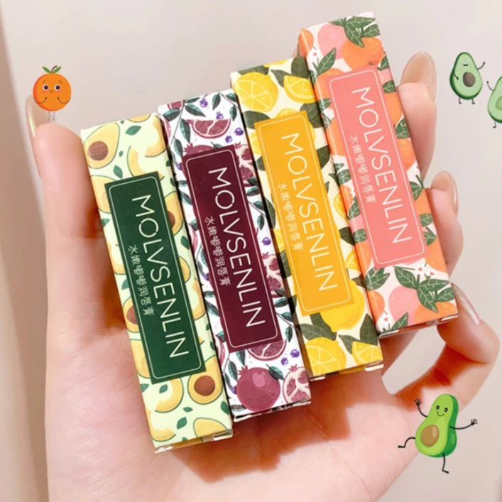 Son Dưỡng Nẻ Môi Hoa Quả Molvsenlin Lip Balm 3.2g