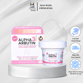 Kem Dưỡng Kích Trắng Da Body Alpha Arbutin Collagen 3+ Plus 100g