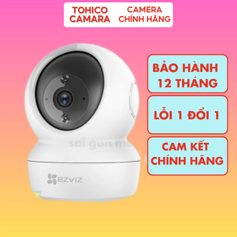 Camera Ezviz C6N 1080P xoay 360 độ, theo dõi chuyển động, đàm thoại 2 chiều - Hàng chính hãng, bảo hành 2 năm