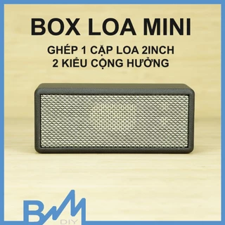 Box loa mini bọc da 205x80x88mm 195x93x90mm ghép loa 2inch