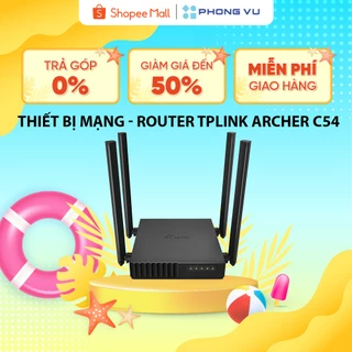 Thiết bị mạng - Router TPLink Archer C54 - Bảo hành 24 tháng